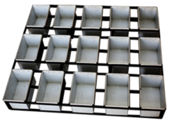 Arandelas para moldes y placas